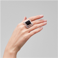 Anillo Pianegonda Mujer Kosmos in Plata Onice PSSR03B - PSSR03B